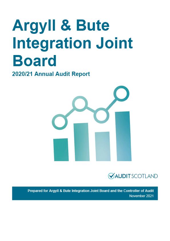 Publication cover: Argyll and Bute Integration Joint Board annual audit 2020/21 