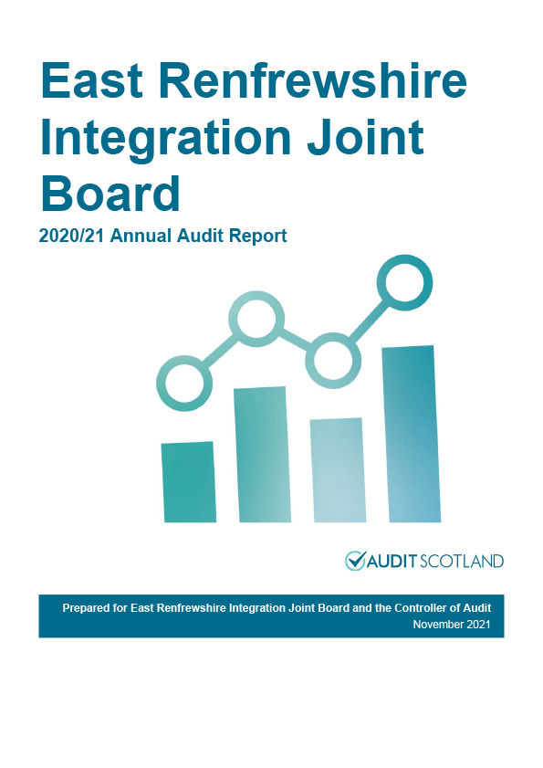 Publication cover: East Renfrewshire Health and Social Care Partnership Integration Joint Board annual audit 2020/21 