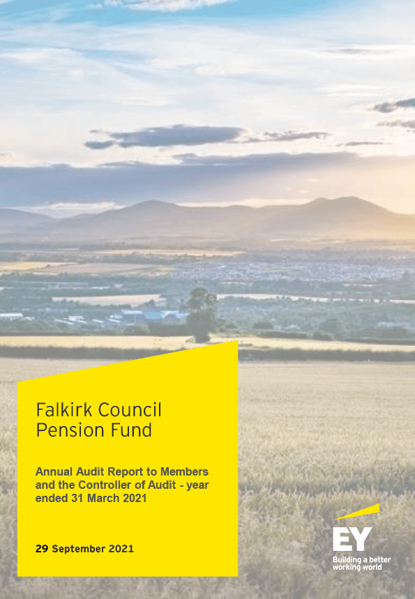 Publication cover: Falkirk Council Pension Fund annual audit 2020/21 