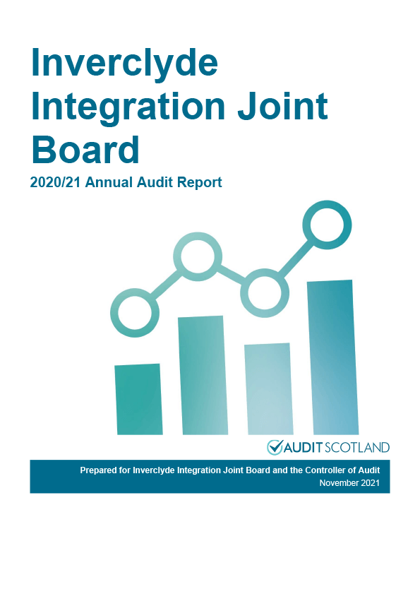 Publication cover: Inverclyde Integration Joint Board annual audit 2020/21 