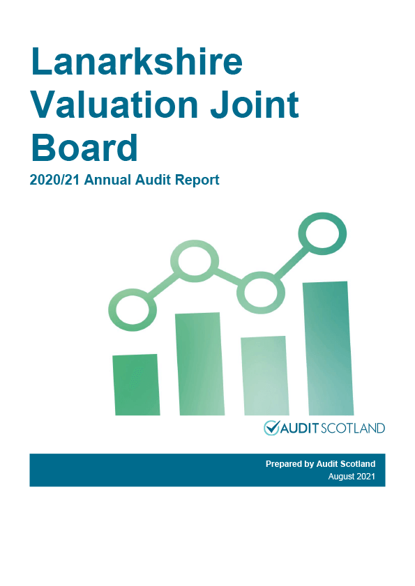 Publication cover: Lanarkshire Valuation Joint Board annual audit 2020/21 