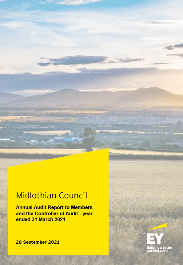 Publication cover: Midlothian Council annual audit 2020/21 
