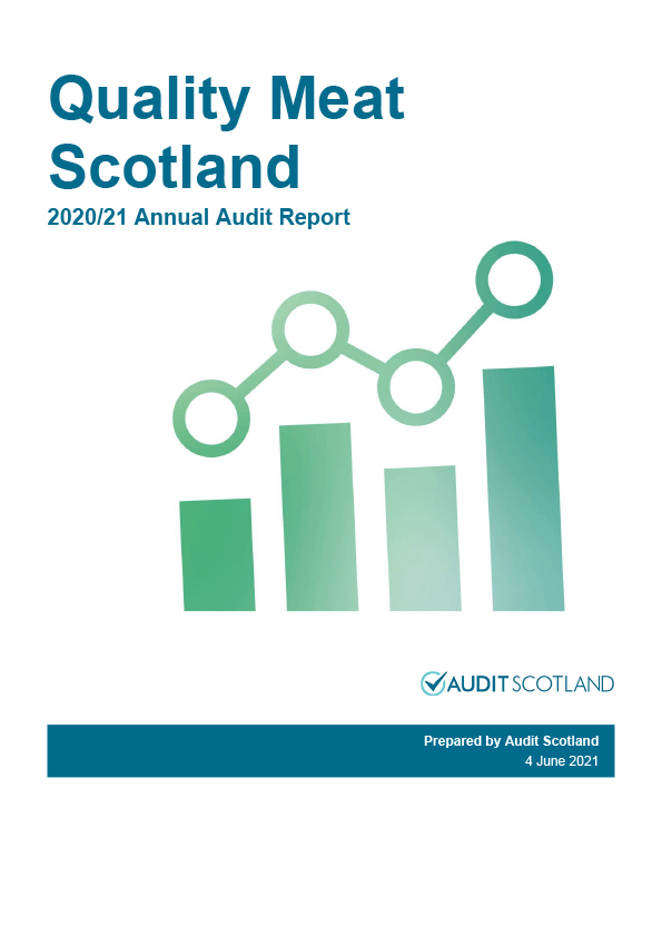 Publication cover: Quality Meat Scotland annual audit 2020/21 