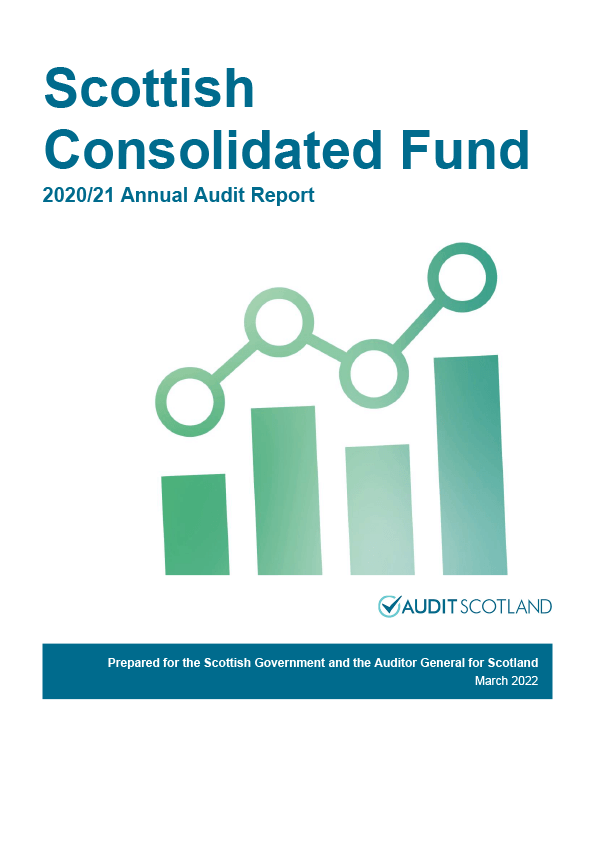 Publication cover: Scottish Government: Scottish Consolidated Fund annual audit 2020/21