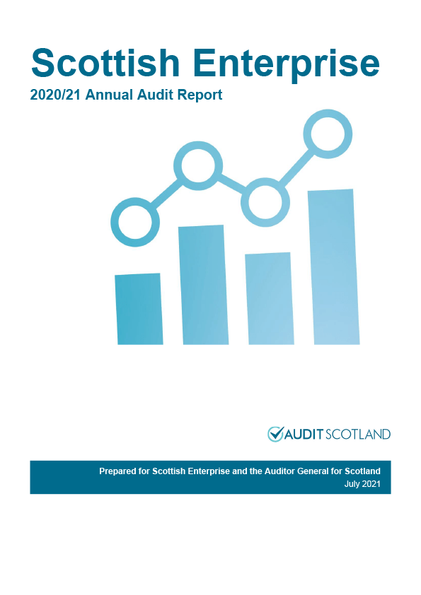 Publication cover: Scottish Enterprise annual audit 2020/21 