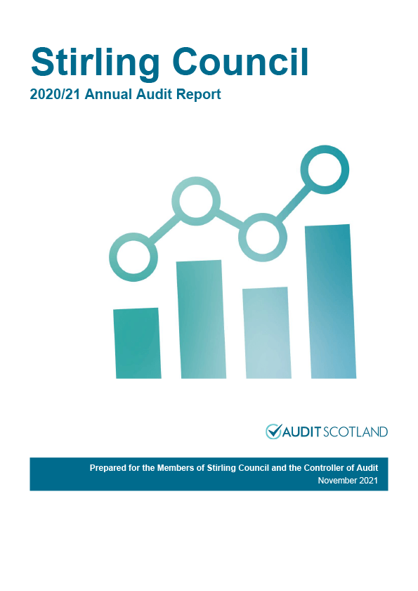 Publication cover: Stirling Council annual audit 2020/21 