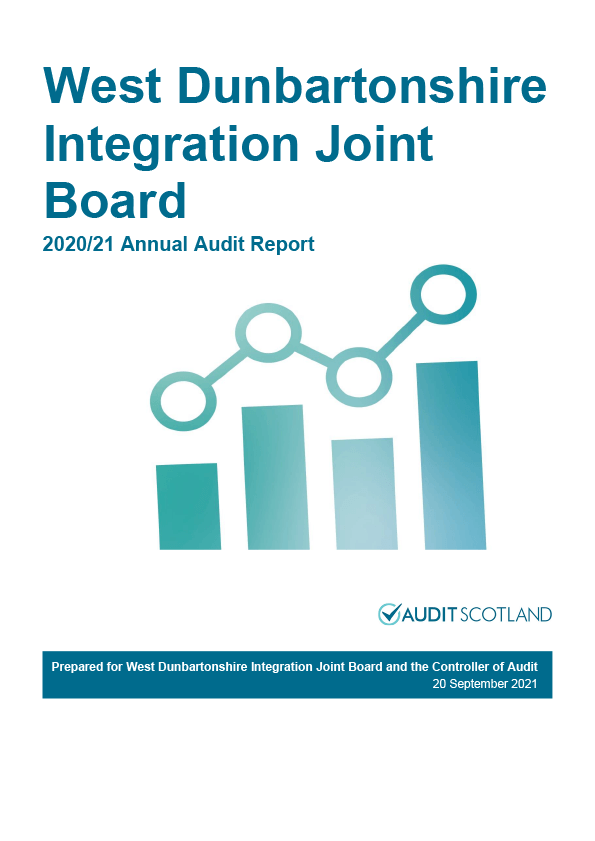 Publication cover: West Dunbartonshire Integration Joint Board annual audit 2020/21 