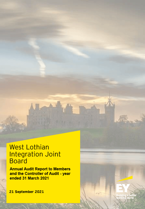 Publication cover: West Lothian Integration Joint Board annual audit 2020/21  