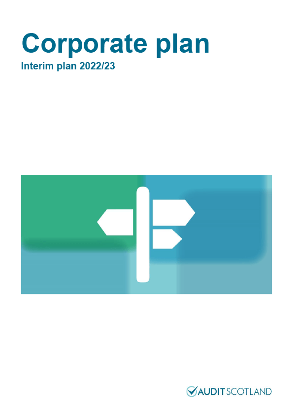 Publication cover: Corporate plan 2022/23 update