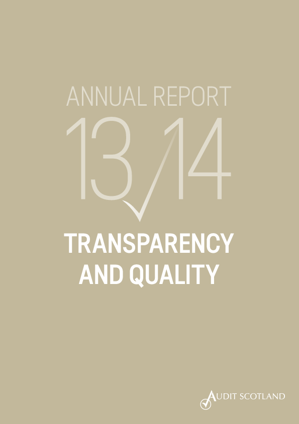 Transparency and quality report 2013/14
