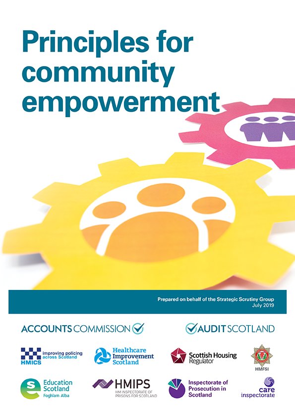 Publication cover: Principles for community empowerment