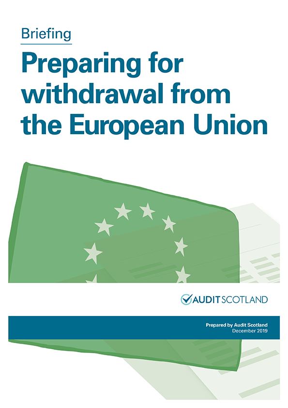 Publication cover: Preparing for withdrawal from the European Union