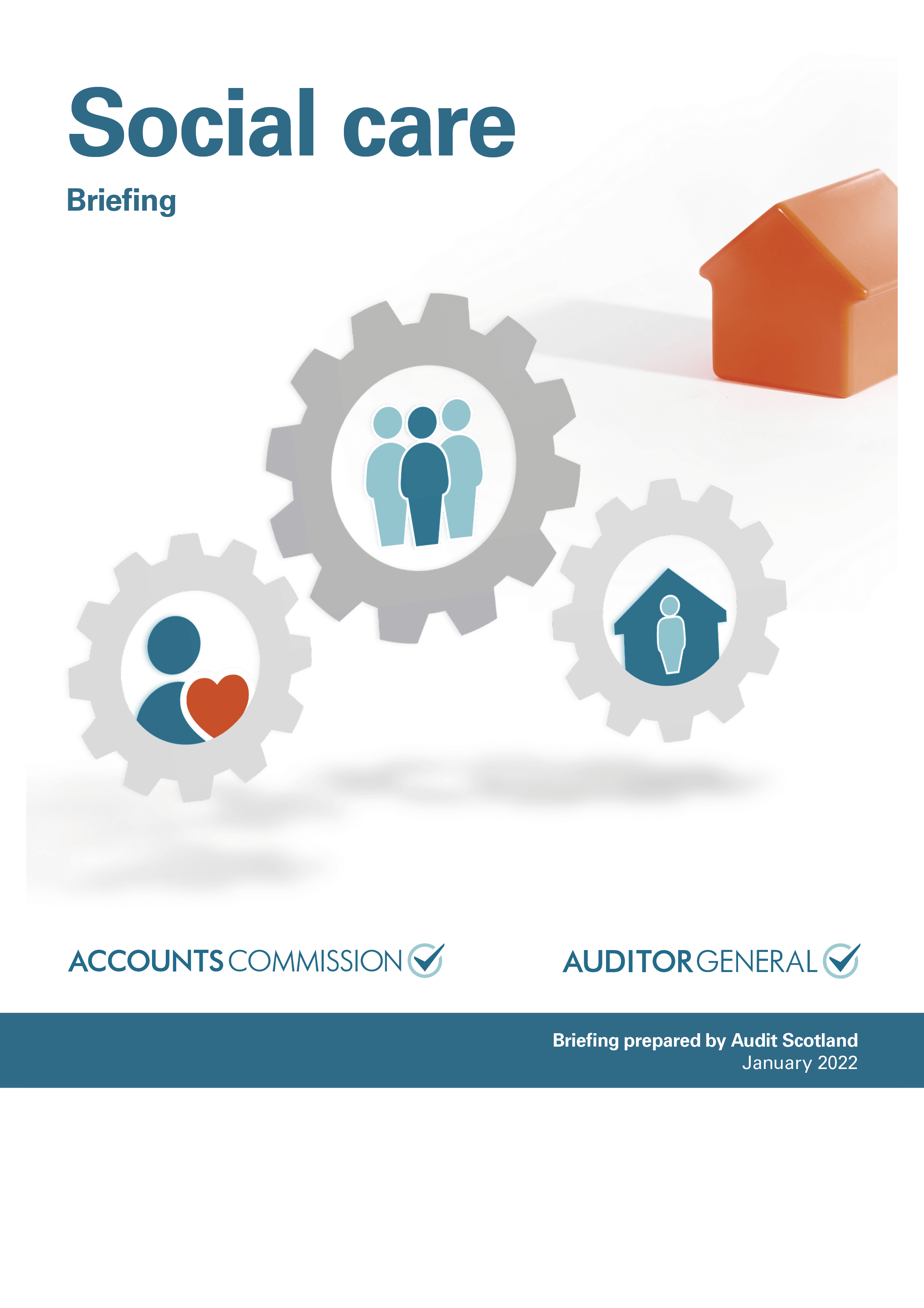 Publication cover: Social care briefing