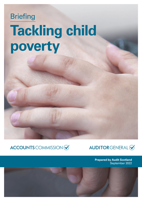 Publication cover: Briefing: Tackling child poverty
