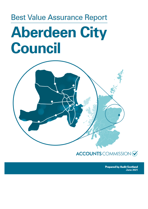 Publication cover: Best Value Assurance Report: Aberdeen City Council