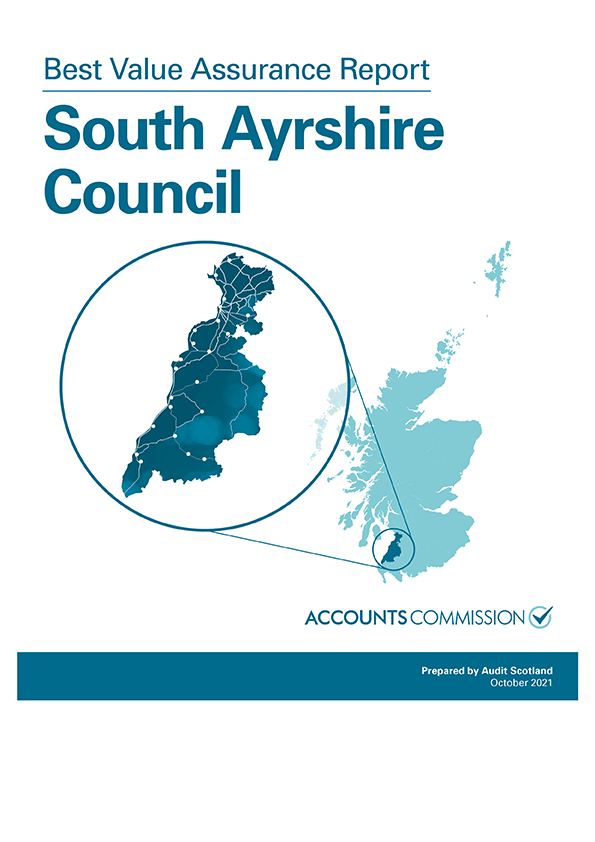 Publication cover: Best Value Assurance Report: South Ayrshire Council