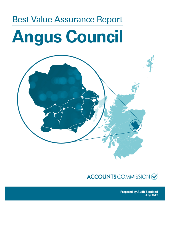 Publication cover: Best Value Assurance Report: Angus Council