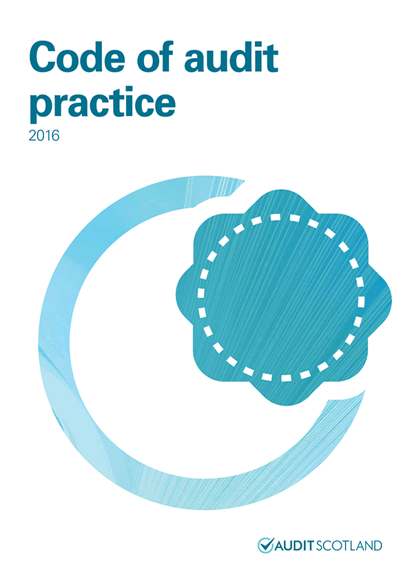 Publication cover: Code of audit practice 2016