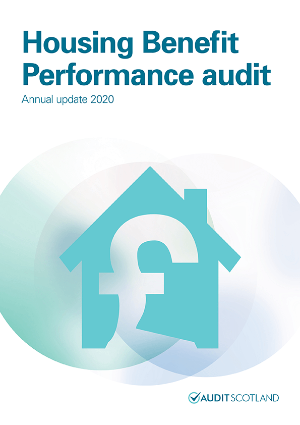 Publication cover: Housing Benefit Performance audit: annual update 2020