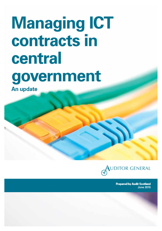 Managing ICT contracts in central government: An update