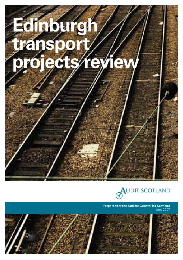 Edinburgh transport projects review