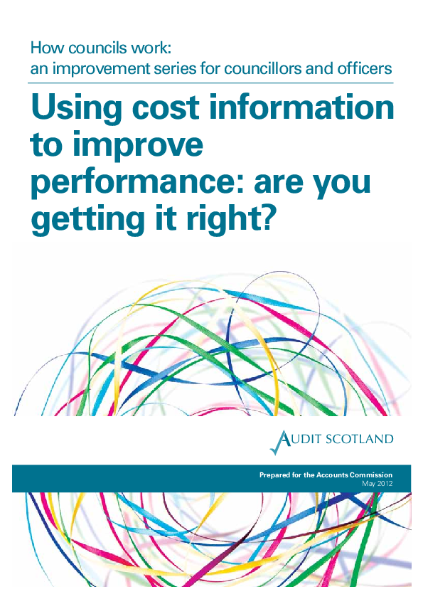 Using cost information to improve performance: are you getting it right?