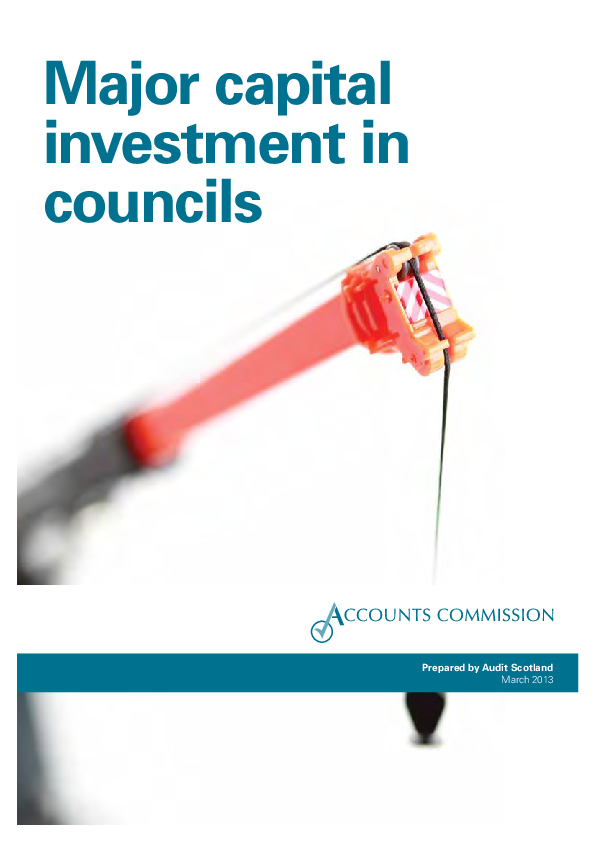 Major capital investment in councils 