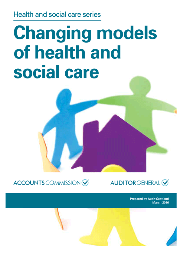 Publication cover: Changing models of health and social care