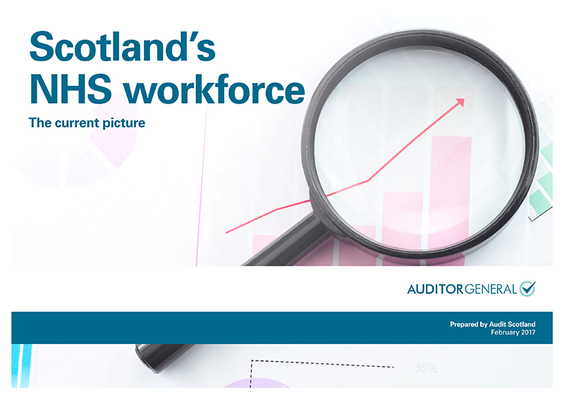 Publication cover: Scotland's NHS workforce