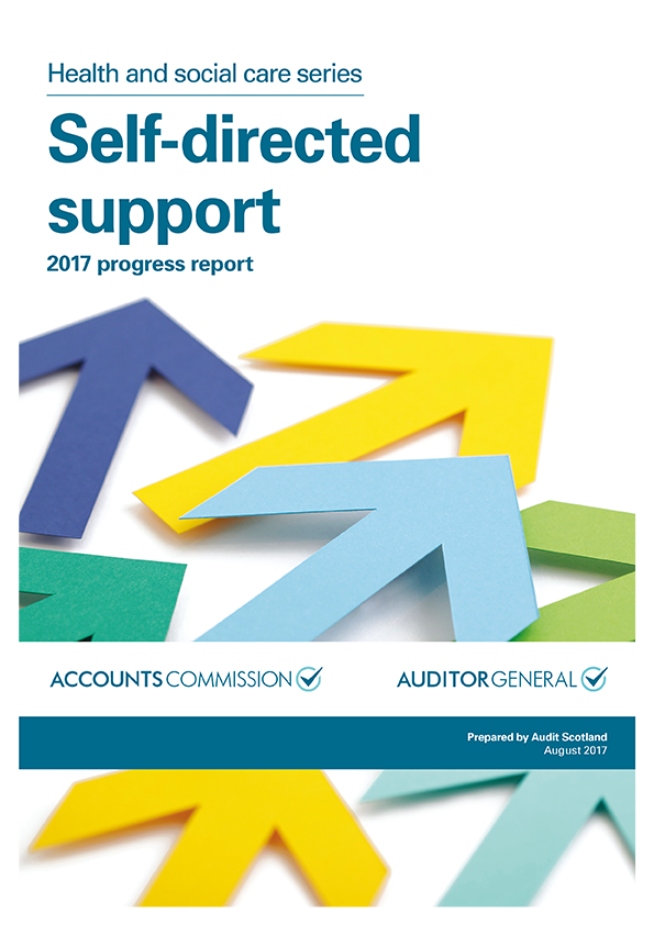 Publication cover: Self-directed support: 2017 progress report