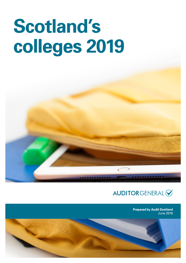Publication cover: Scotland's colleges 2019