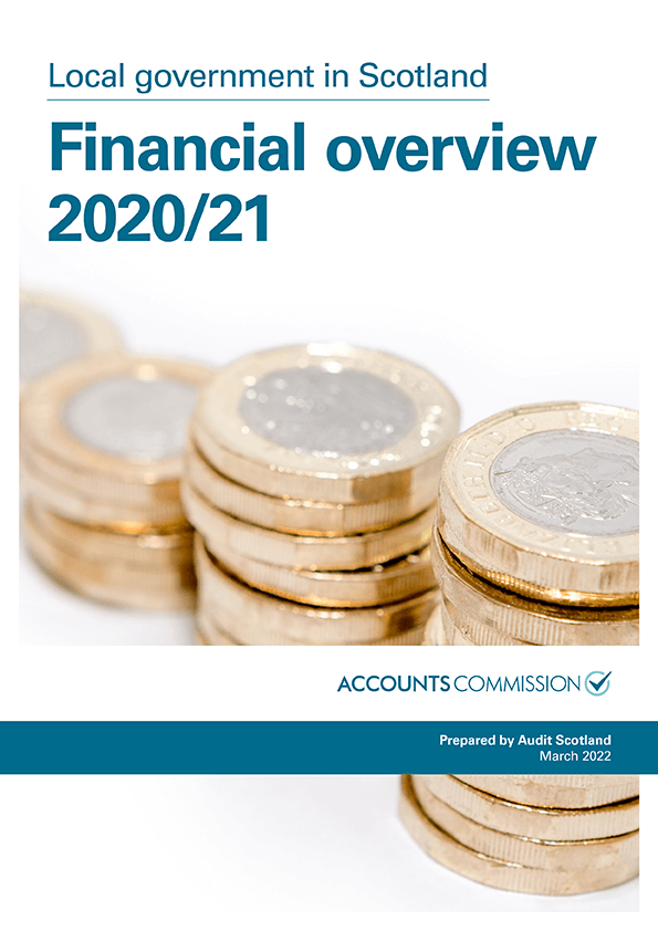 Publication cover: Local government in Scotland: Financial overview 2020/21